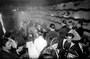 A tavern at Montparnasse, Paris, 1931