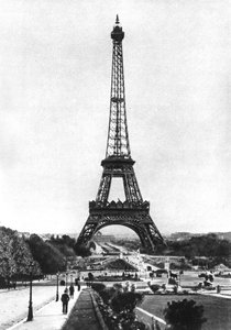 The Eiffel Tower from Trocadero, Paris, 1931