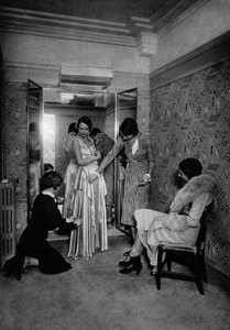 Trying on a Dress at a Great Dressmakers, Paris