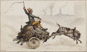 Off Home by Ernest Henry Griset