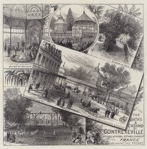 The Baths and Casino of Contrexeville by Ernest Henry Griset