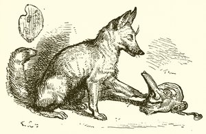 The Fox and the Mask by Ernest Henry Griset