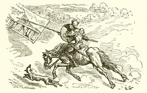 The Knight and His Charger by Ernest Henry Griset
