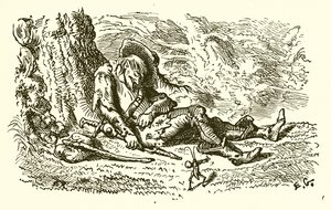 The Locusts and the Grasshopper by Ernest Henry Griset