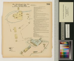 West Amwell Mill, Big Elk Creek, Maryland, Hexamer General Surveys, 1876