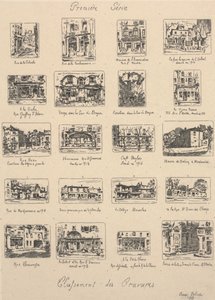 First Series, Classifications of Engravings by Ernest Laborde