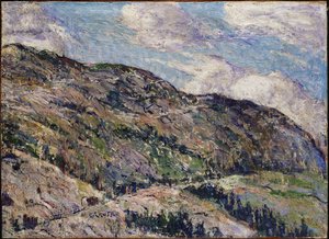 Mountain Scene - Hills in Mist by Ernest Lawson