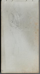 Sketchbook, Figure Study by Jean Louis Ernest Meissonier
