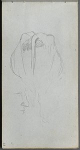 Sketchbook, Page 33: Study of a Cow from Behind and Profile Study by Jean Louis Ernest Meissonier