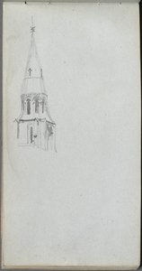 Sketchbook, Page 44: Church Spire