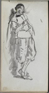 Sketchbook, Page 46: Standing Male Figure