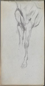 Sketchbook, page 48: Study of a Horse