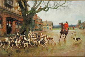 A Fox in Distress by Ernest Pile Bucknall