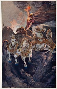 Merodach sets forth to attack Tiamat, 1915