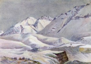 Sierra Navarro, from Hotel Puente del Inca by Ernest William Christmas