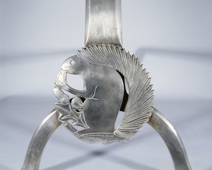 Firedog Depicting a Squirrel (detail)