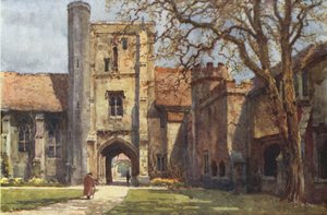Beaufort Tower and Ambulatory St Cross by Ernest William Haslehust