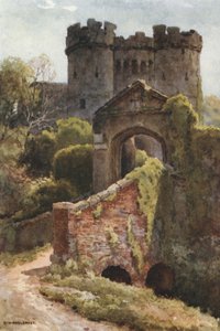 Carisbrooke Castle by Ernest William Haslehust
