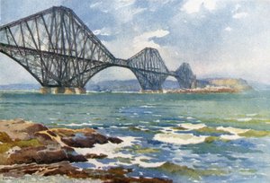 Forth Bridge and Coast of Fife by Ernest William Haslehust