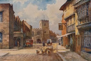 High Street, Stratford-on-Avon by Ernest William Haslehust