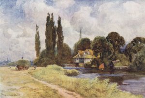 Iffley Mill by Ernest William Haslehust