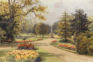In the Jephson Gardens, Leamington by Ernest William Haslehust