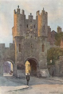 Micklegate Bar by Ernest William Haslehust