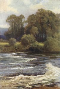 Monnington Falls by Ernest William Haslehust