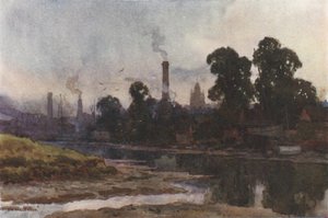 Newport from the Medina by Ernest William Haslehust