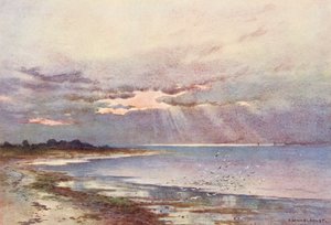 River Thames: Looking Southward to the Nore by Ernest William Haslehust