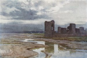 Sands of Dee, Flint Castle by Ernest William Haslehust