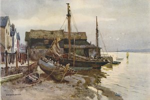 The Exe at Topsham by Ernest William Haslehust