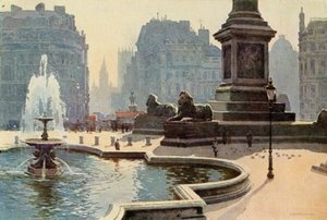 Trafalgar Square by Ernest William Haslehust