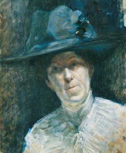 Lady with Blue Hat