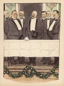 Illustration for Berliner Balle von Rideamus by Ernst (after) Heilemann