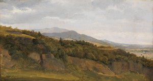 German Landscape with View towards a Broad Valley, ca. 1829-30