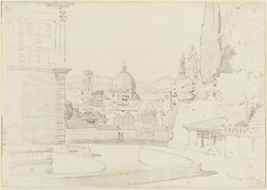 Florence Seen from the Boboli Gardens by Ernst Fries