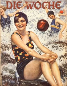 Young Women in the Waves (Heilemann)