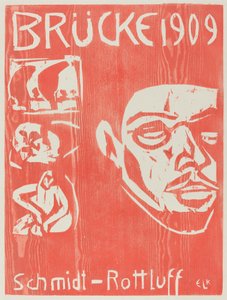 Cover of the Fourth Yearbook of the Artist Group the Brucke, 1909 by Ernst Ludwig Kirchner