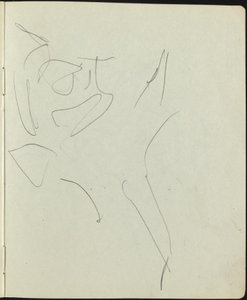 Dancers and Performers Page from a Sketchbook by Ernst Ludwig Kirchner
