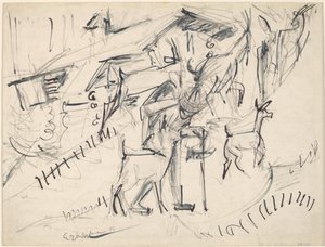 Goatherd with Goats