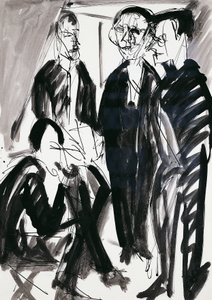 Artist and Die Brucke group in Dresden