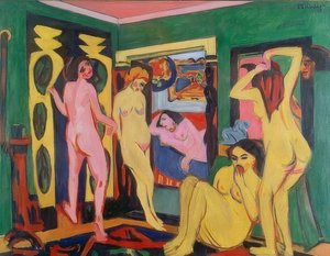 Bathers in a Room. 1909/10 - Revised after 1925