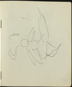 Dancers and Performers (Page from a Sketchbook) by Ernst Ludwig Kirchner