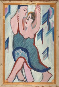 Dancing Couple in the Snow