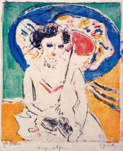 Dodo with Japanese Umbrella