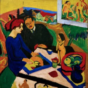 Doris and Heckel at the Table