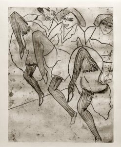 E.L.Kirchner, Hamburg Dancers