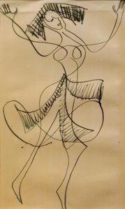 Ecstatic Dancer by Ernst Ludwig Kirchner
