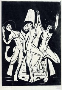 Dance of Colors by Ernst Ludwig Kirchner